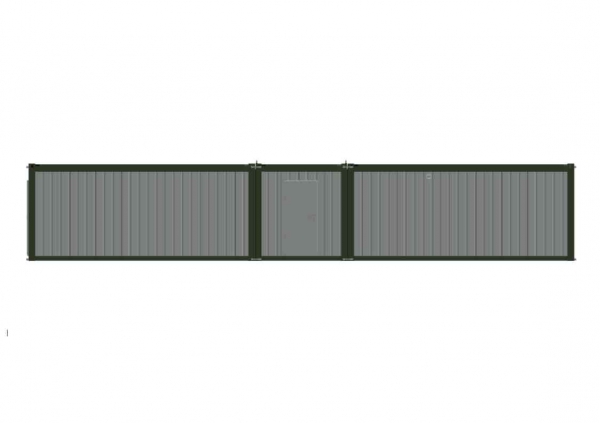 1-этажное модульное быстровозводимое здание контейнерного типа CONTAINEX из  блок модулей проект 18
