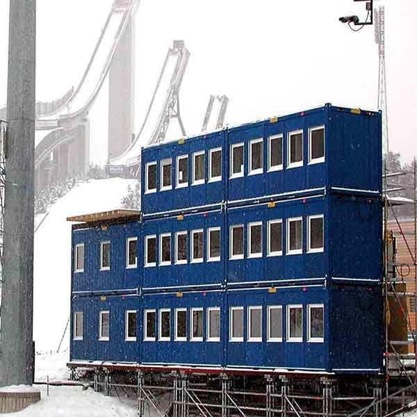 Модульные здания из блок контейнеров производство